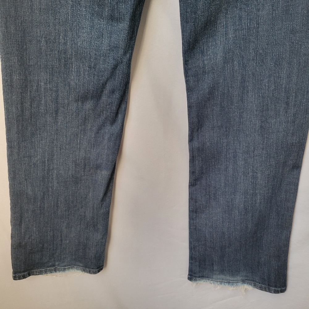 Seven 7 Women's Straight Leg Denim Jeans Dark Wash 12 - Picture 8 of 16